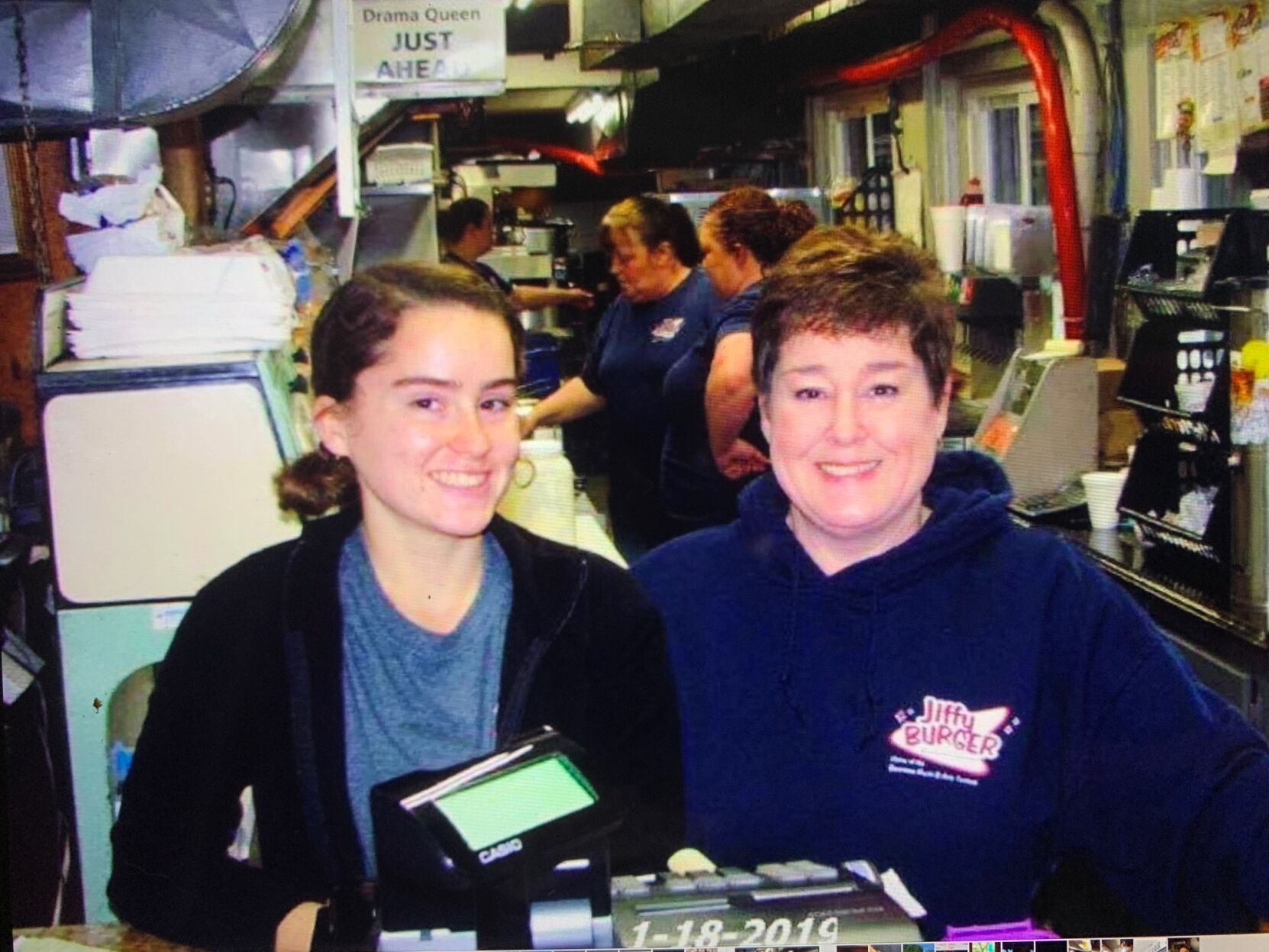Customers of Jiffy Burger donate to Blue Monarch